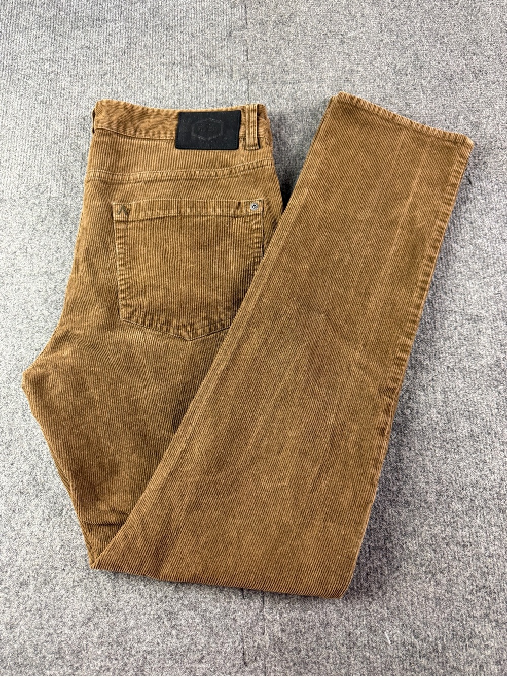 RVCA Daggers Fit Men’s Cotton Blend Corduroy Pants Size 32x32 Brown